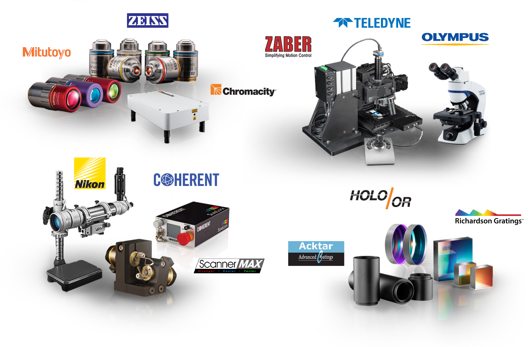 Das Bild stellt mehrere Markenlogos und diverse Anwendungen dar und zeigt eine breite Palette von Produkten in verschiedenen Branchen.